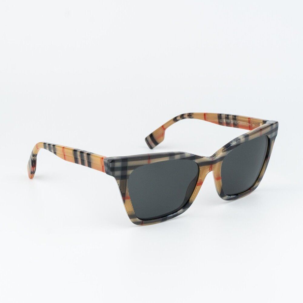NEW Burberry Elsa BE4346 394487 Brown Grey Women Sunglasses - Picture 3 of 11